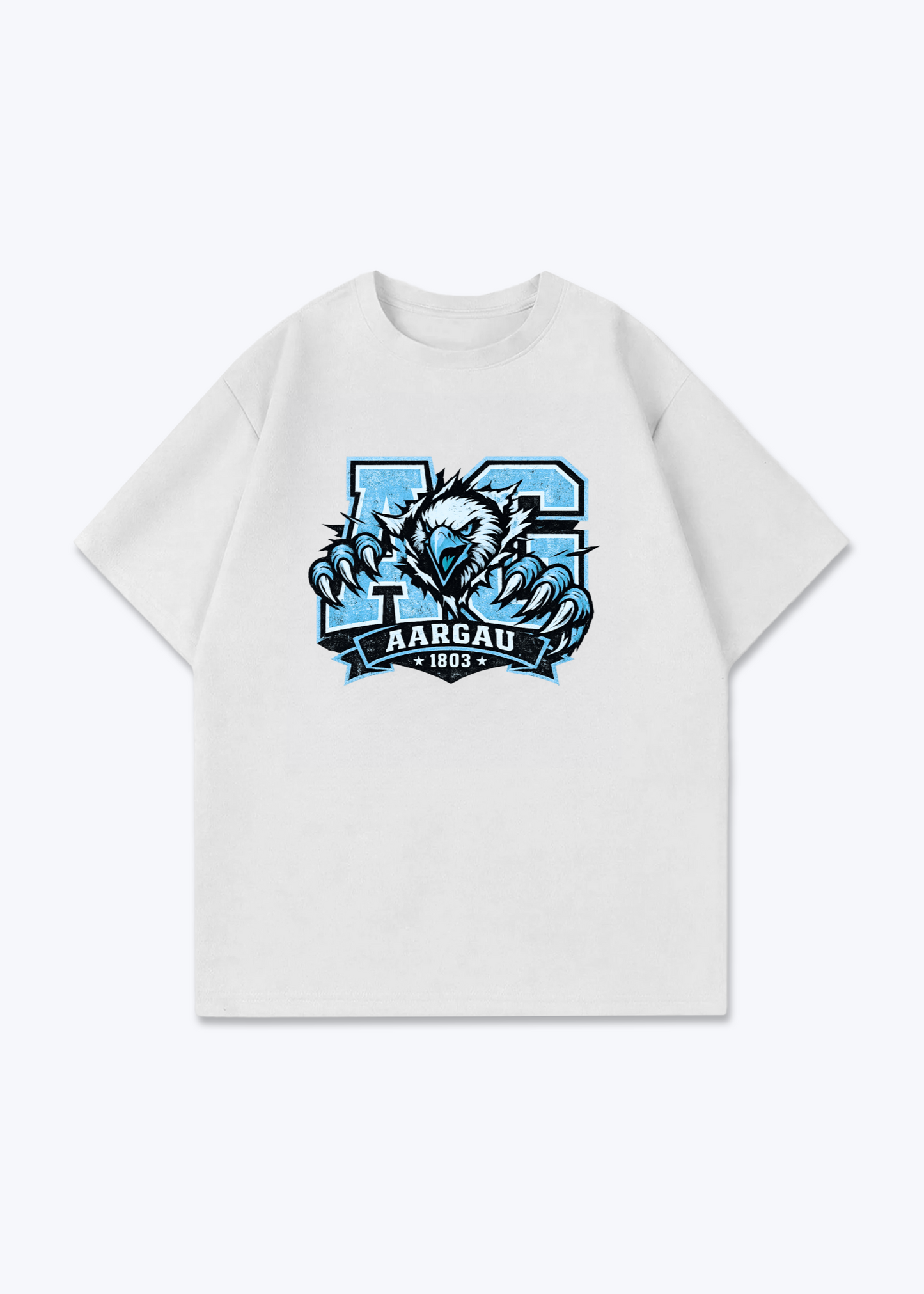 Aargau Eagle Tee - White Front (Designed)