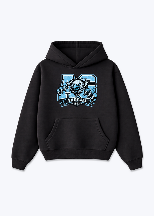 Aargau Eagle Tee - Black Front (Designed)