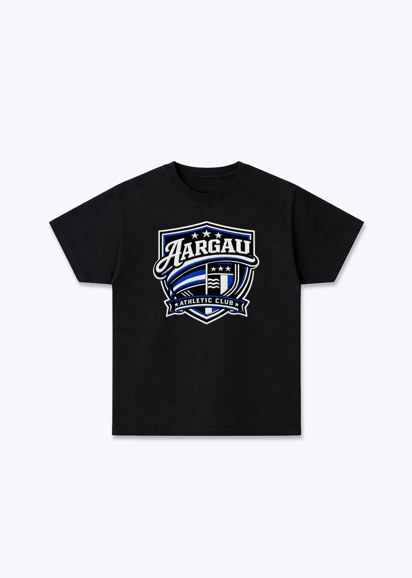 Aargau Wappen Tee - Black Front (Designed)