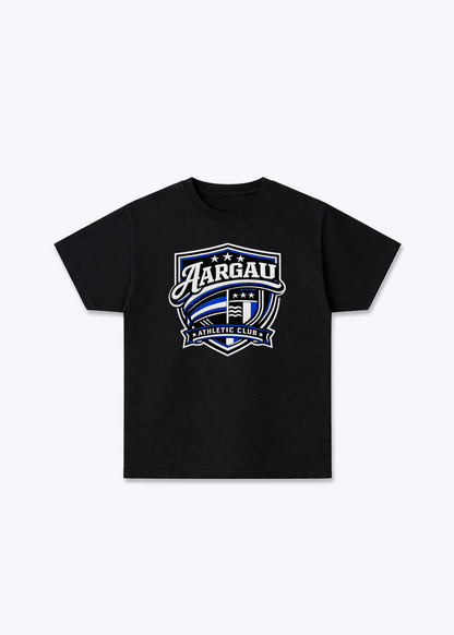 Aargau Wappen Tee - Black Front (Designed)