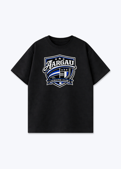 Aargau Wappen Tee - Black Front (Designed)
