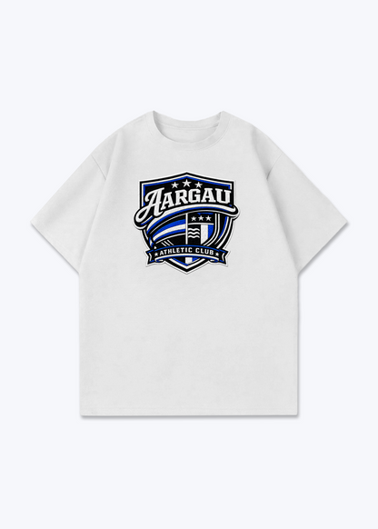 Aargau Wappen Tee - White Front (Designed)
