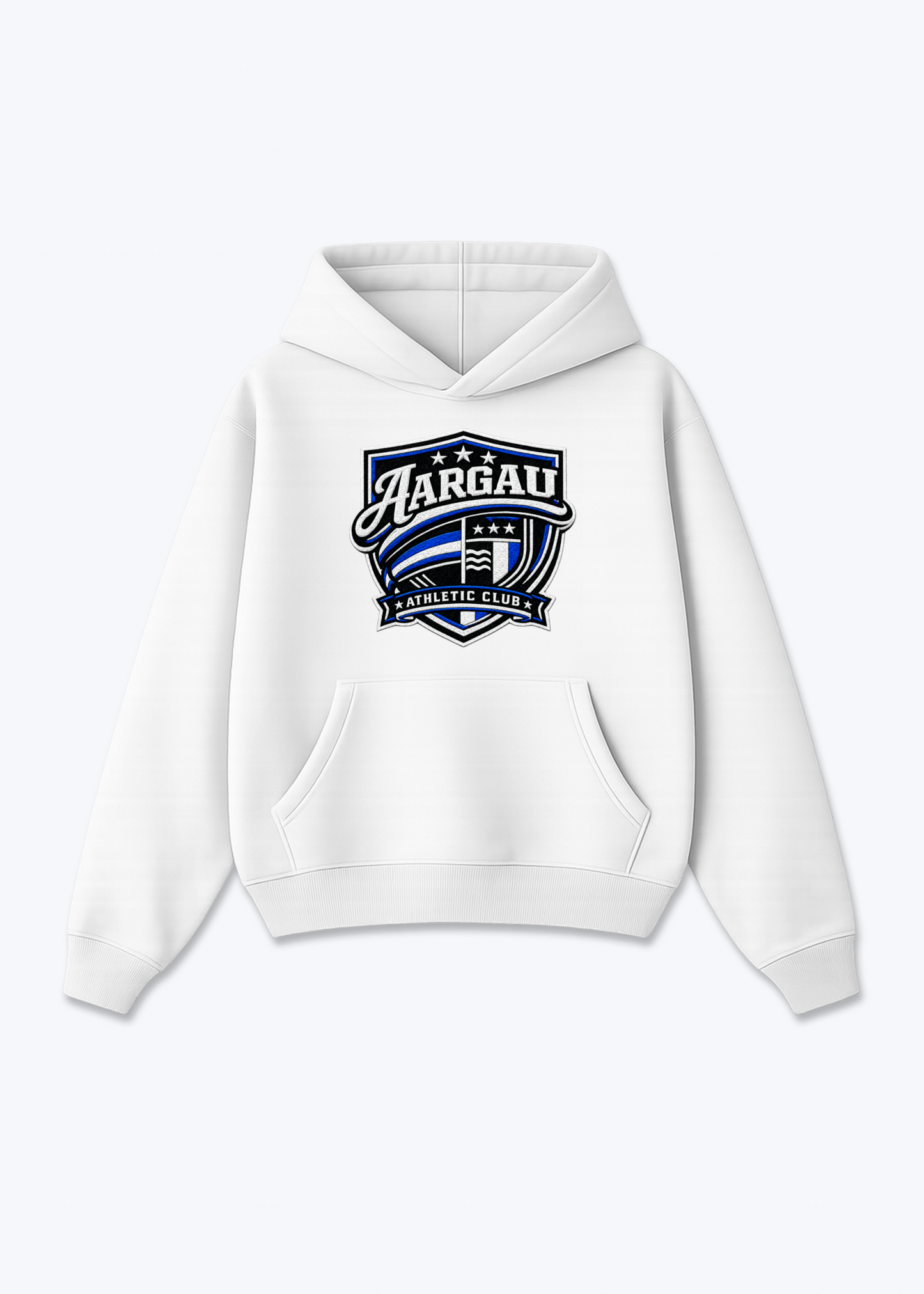 Aargau Wappen Tee - White Front (Designed)