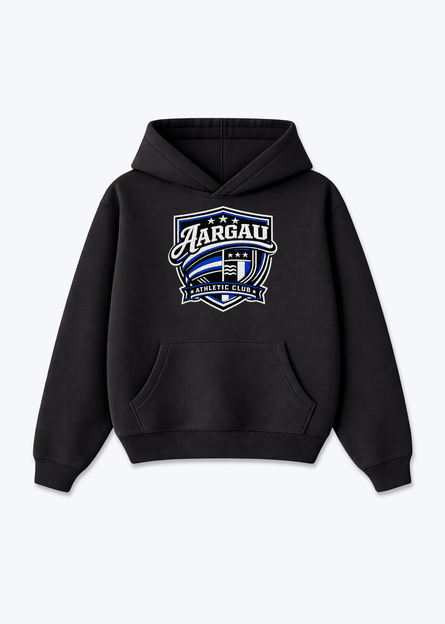 Aargau Wappen Tee - Black Front (Designed)