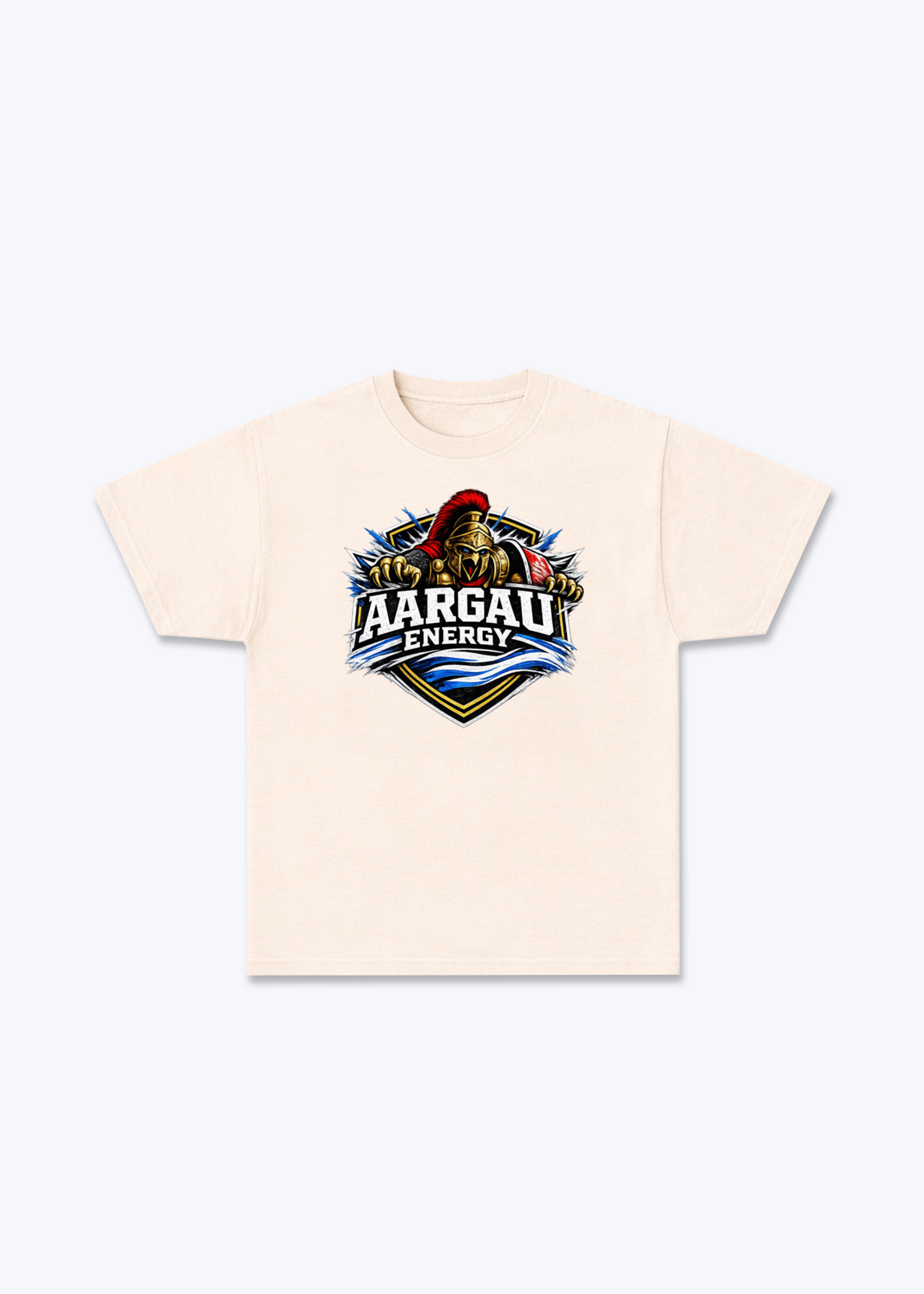 Aargau Energy Tee - Beige Front (Designed)
