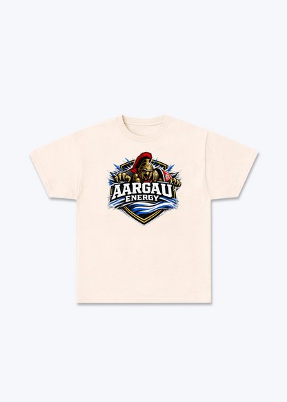 Aargau Energy Tee - Beige Front (Designed)