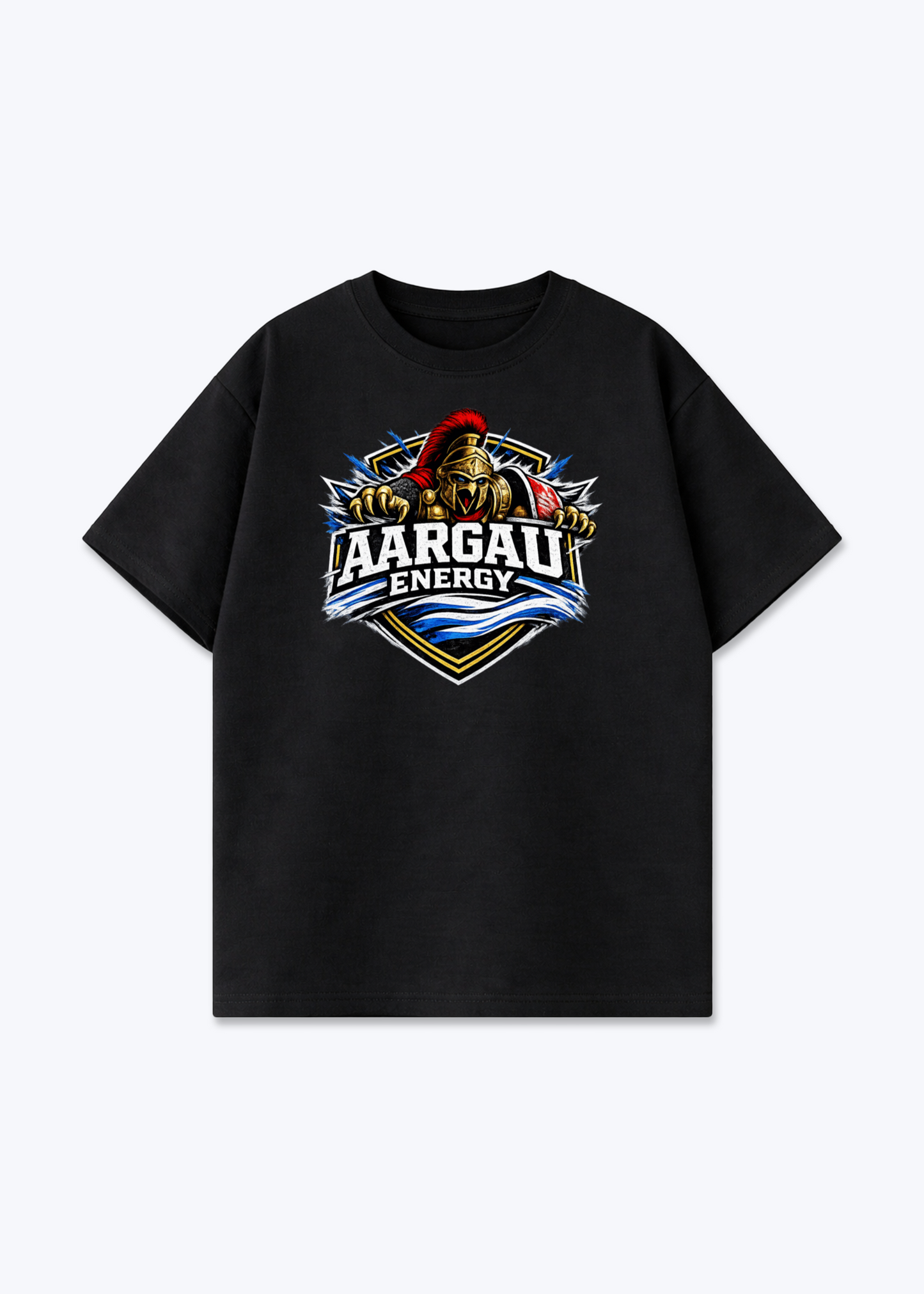 Aargau Energy Tee - Black Front (Designed)