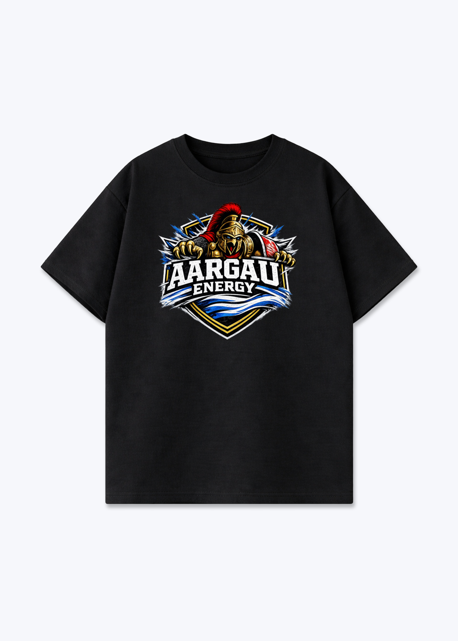 Aargau Energy Tee - Black Front (Designed)