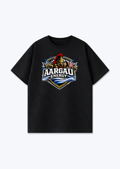 Aargau Energy Tee - Black Front (Designed)