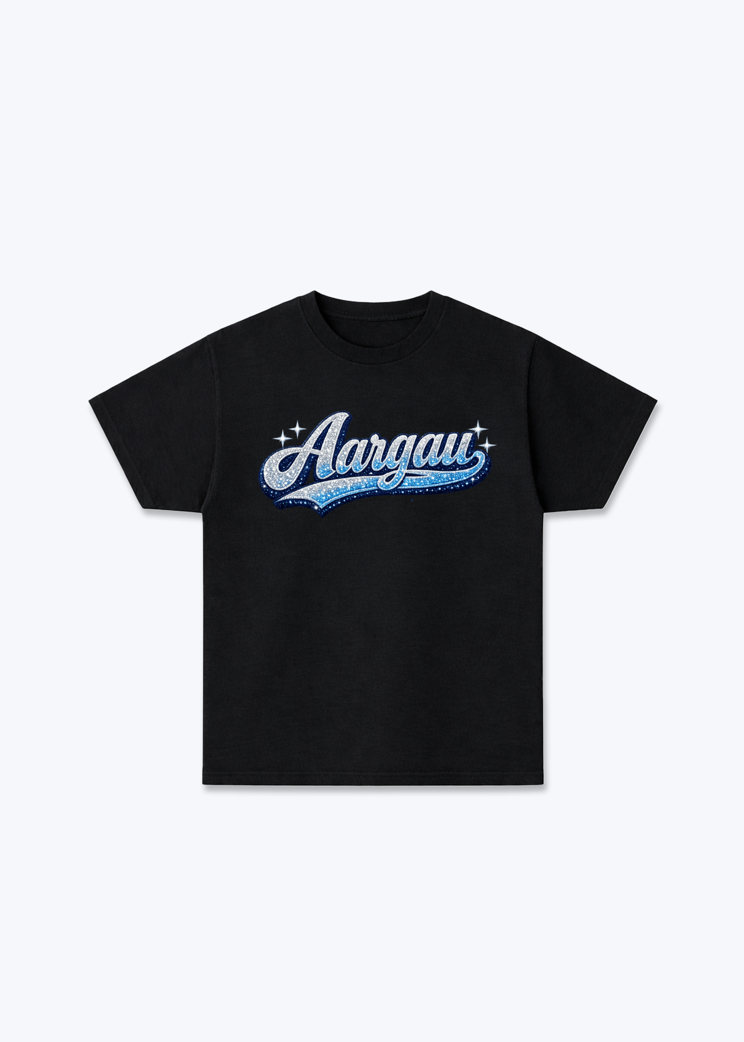 Aargau Collection Tee - Black Front (Designed)