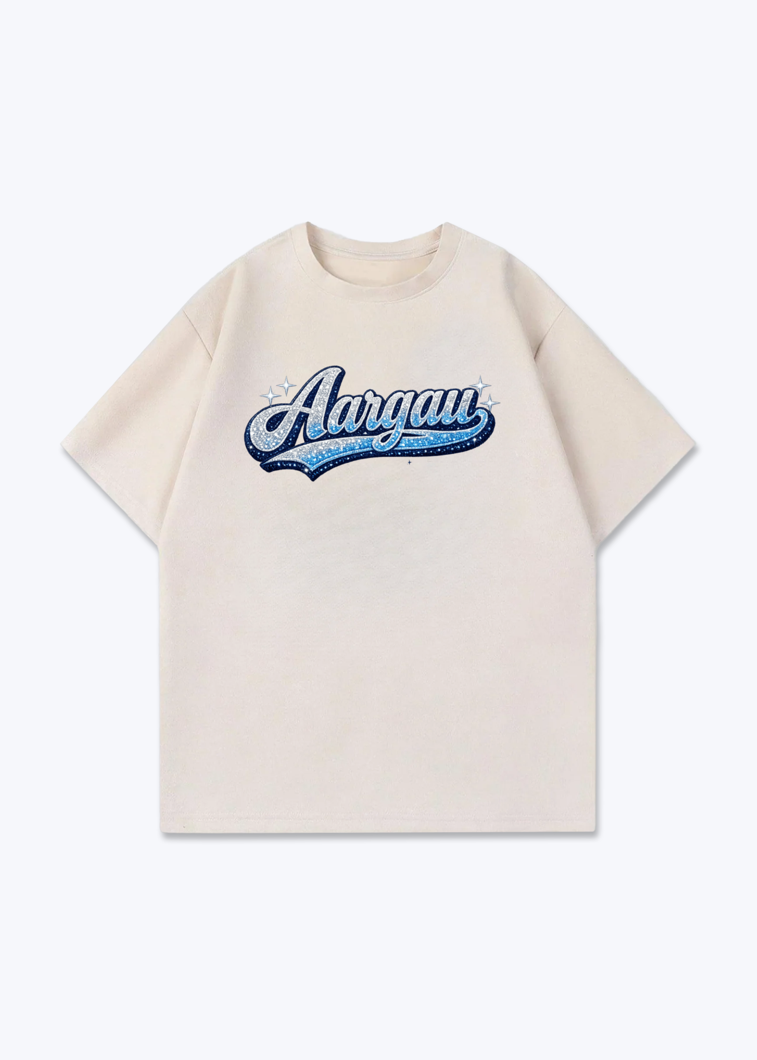 Aargau Collection Tee - Beige Front (Designed)