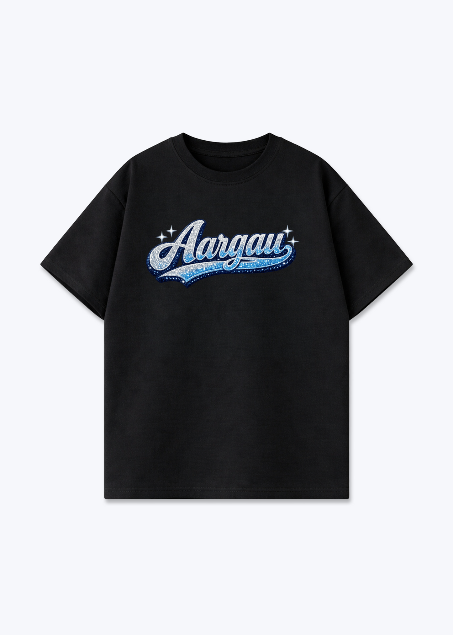 Aargau Collection Tee - Black Front (Designed)