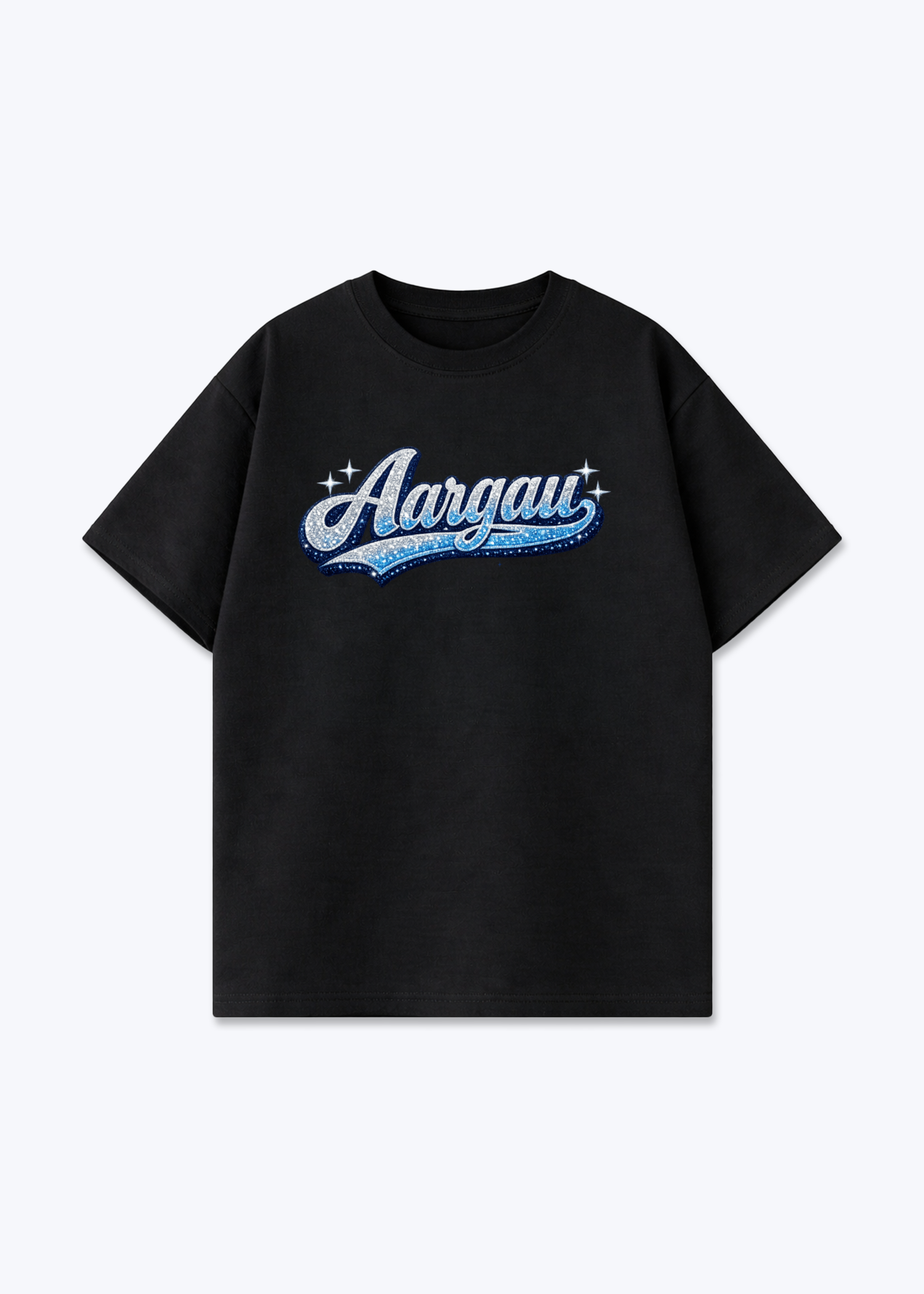 Aargau Collection Tee - Black Front (Designed)