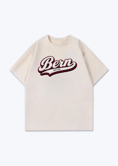 Bern Est. 1191 Tee - Beige Front (Designed)