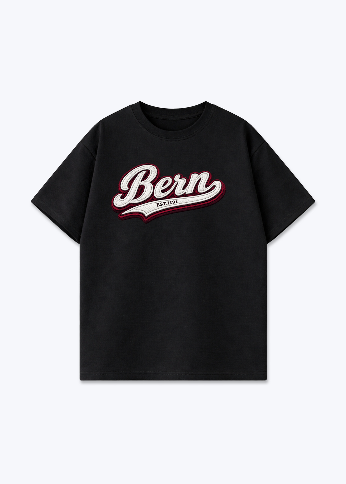 Bern Est. 1191 Tee - Black Front (Designed)
