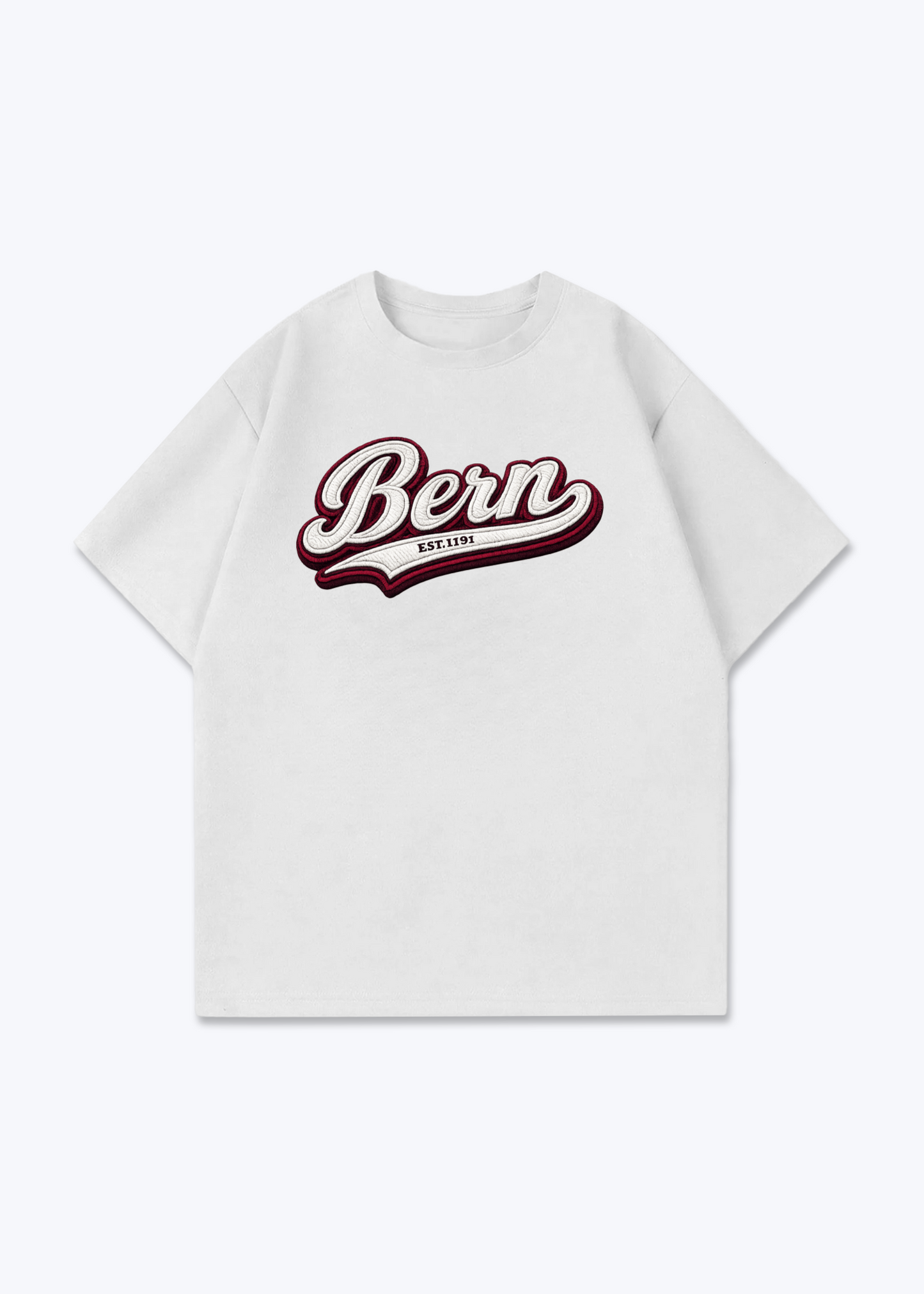 Bern Est. 1191 Tee - White Front (Designed)