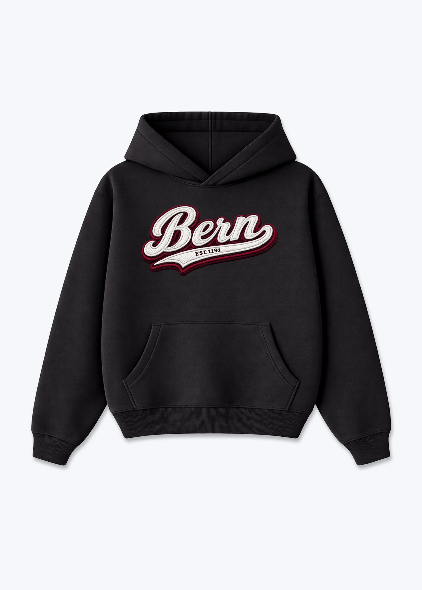 Bern Est. 1191 Tee - Black Front (Designed)