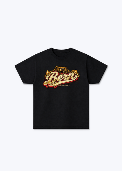 Bern The Capital Tee - Black Front (Designed)