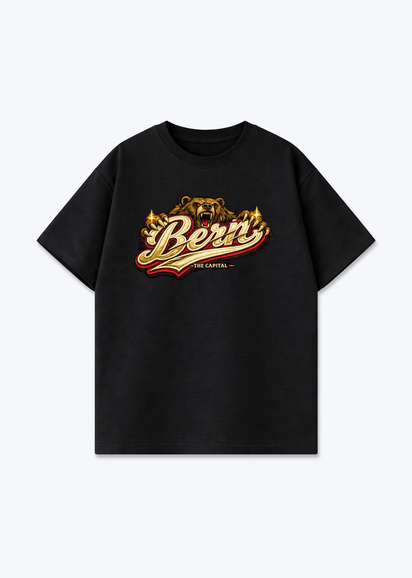 Bern The Capital Tee - Black Front (Designed)