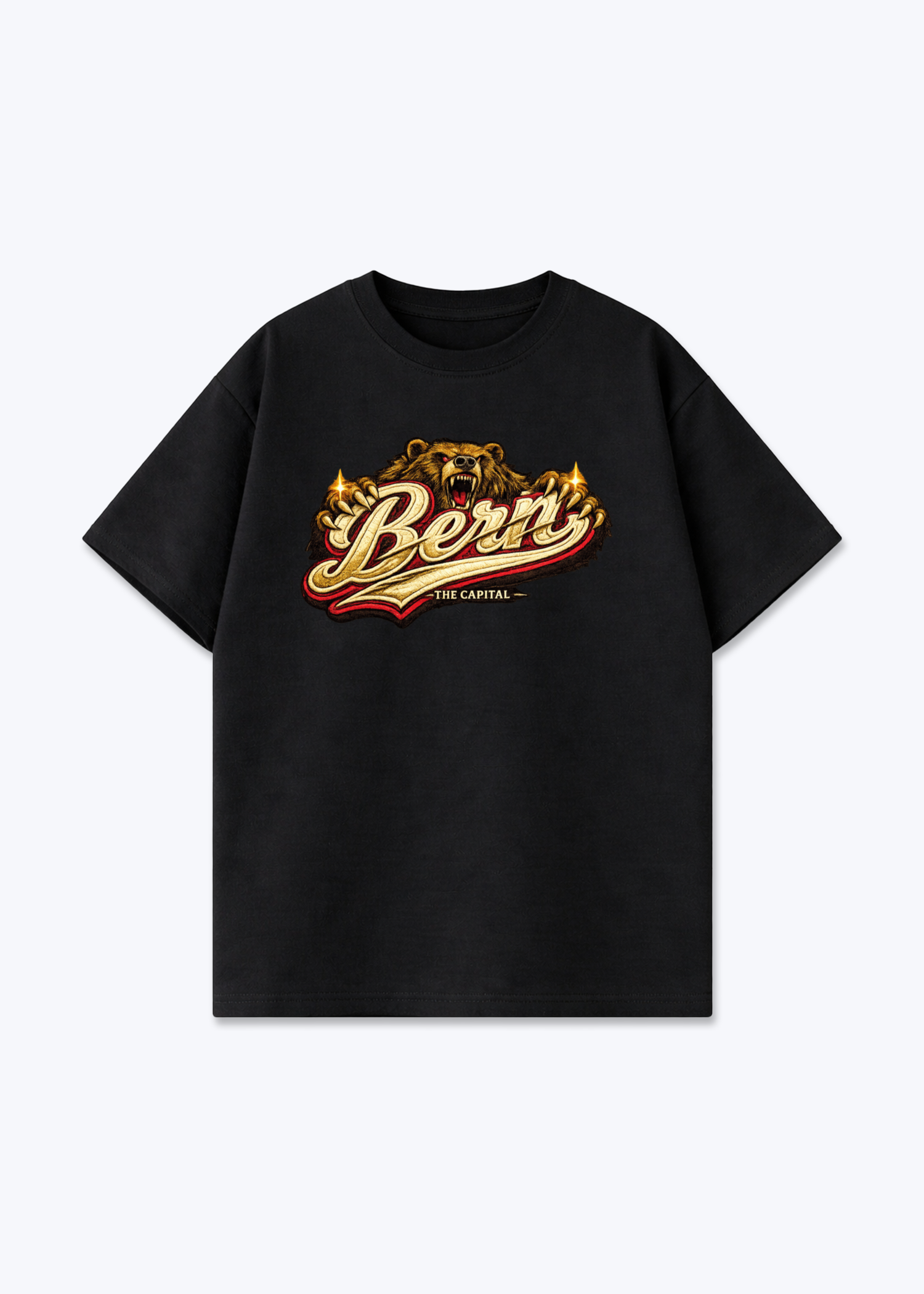 Bern The Capital Tee - Black Front (Designed)