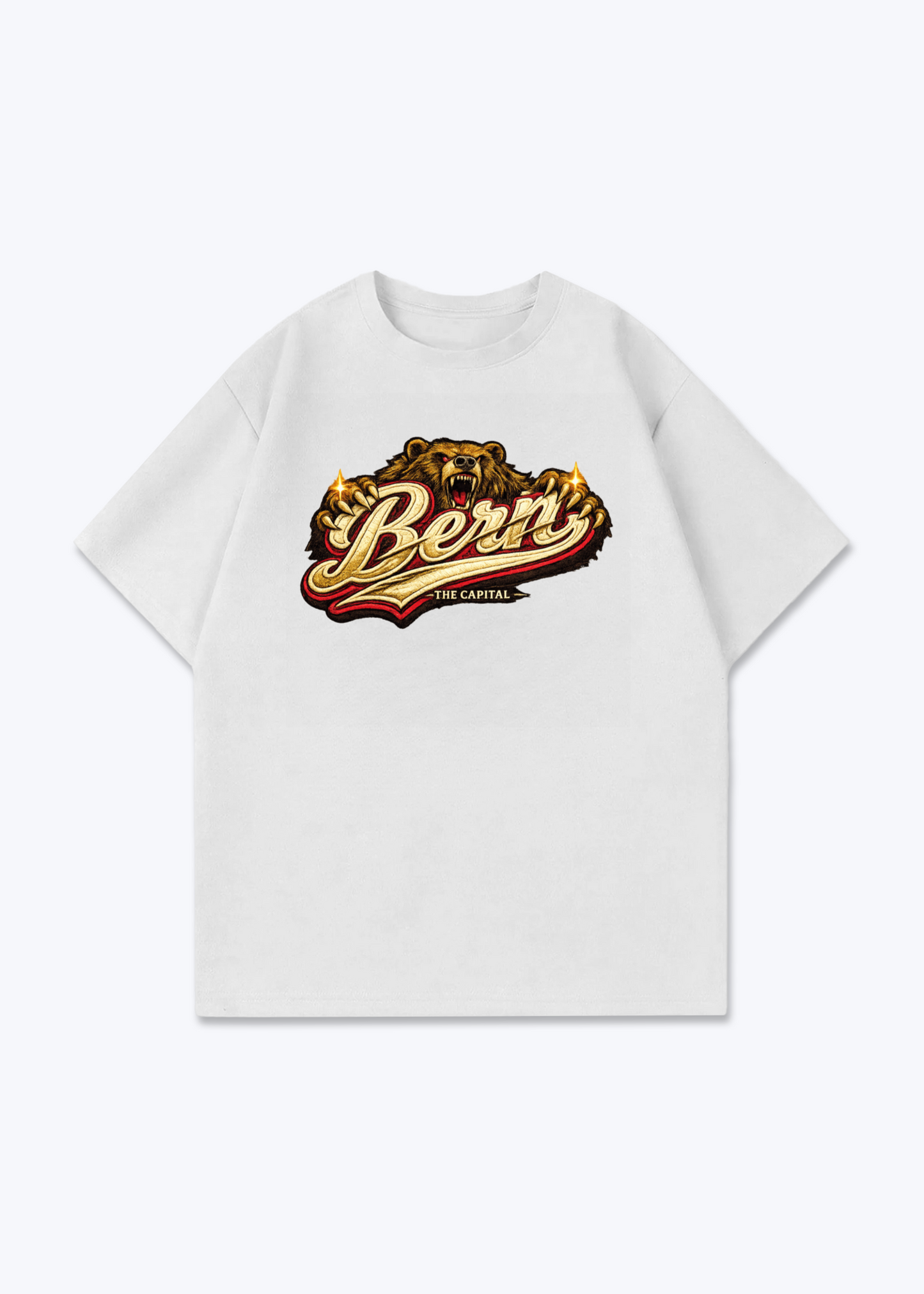 Bern The Capital Tee - White Front (Designed)