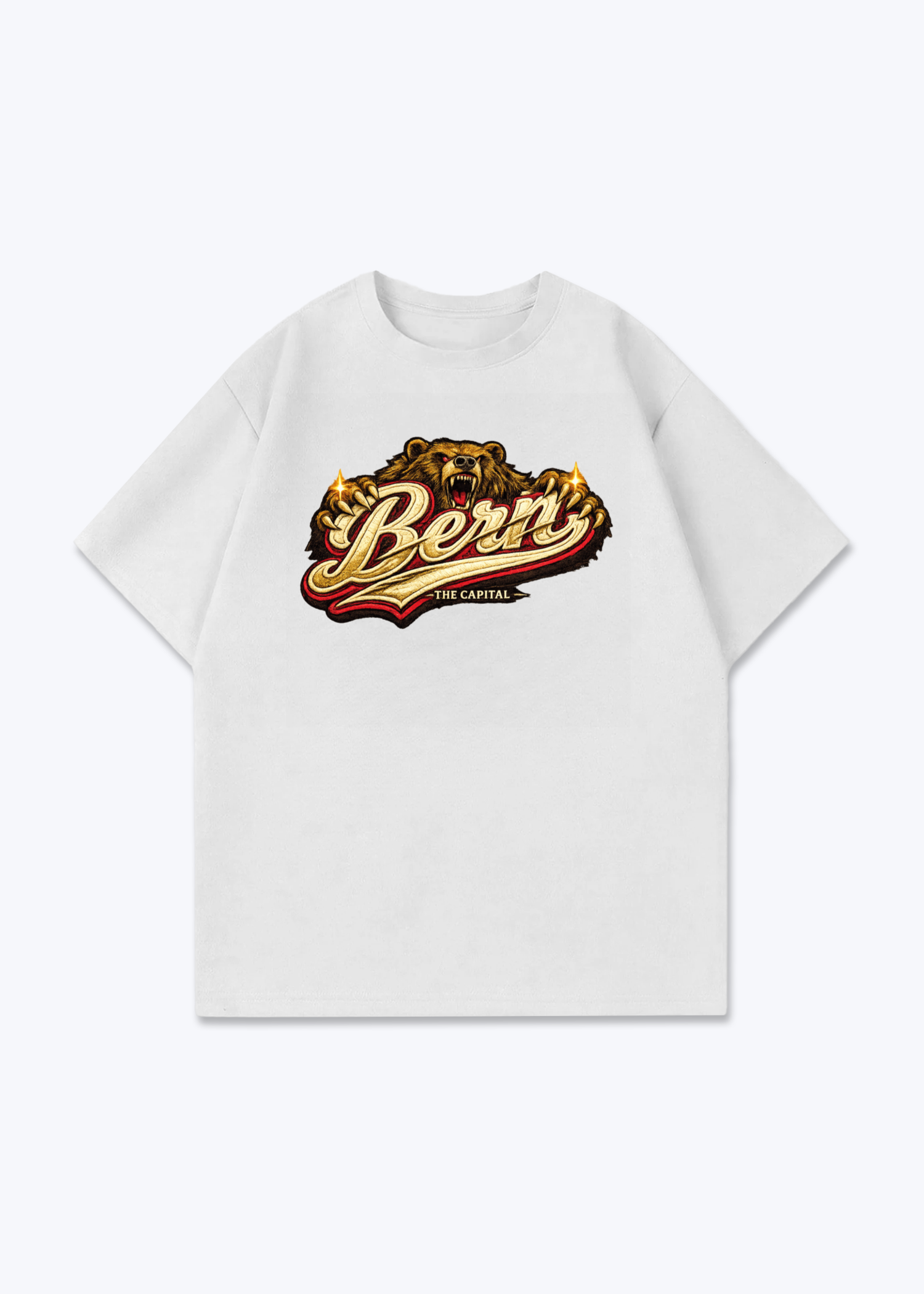 Bern The Capital Tee - White Front (Designed)