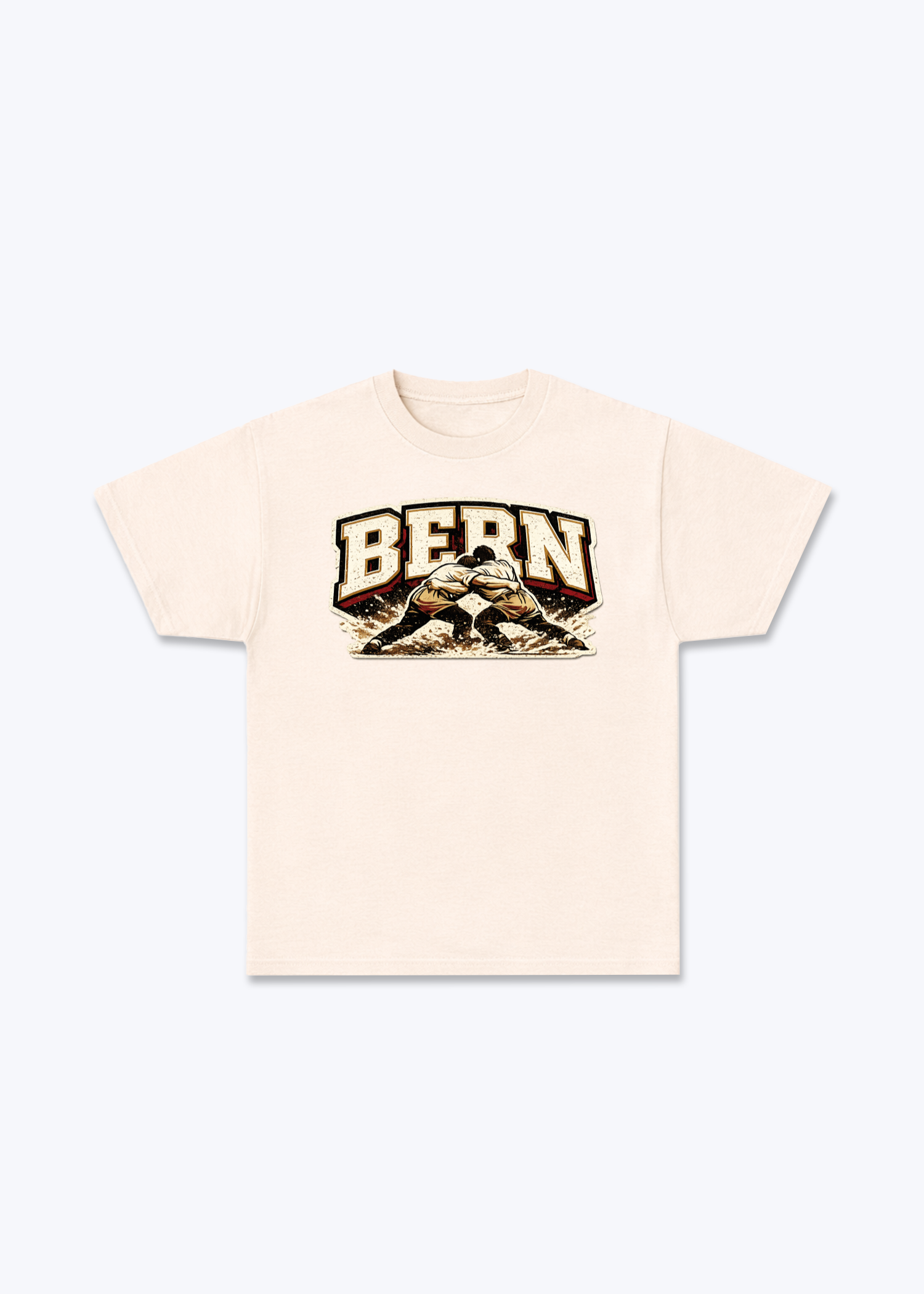 Bern Schwinger Tee - Beige Front (Designed)