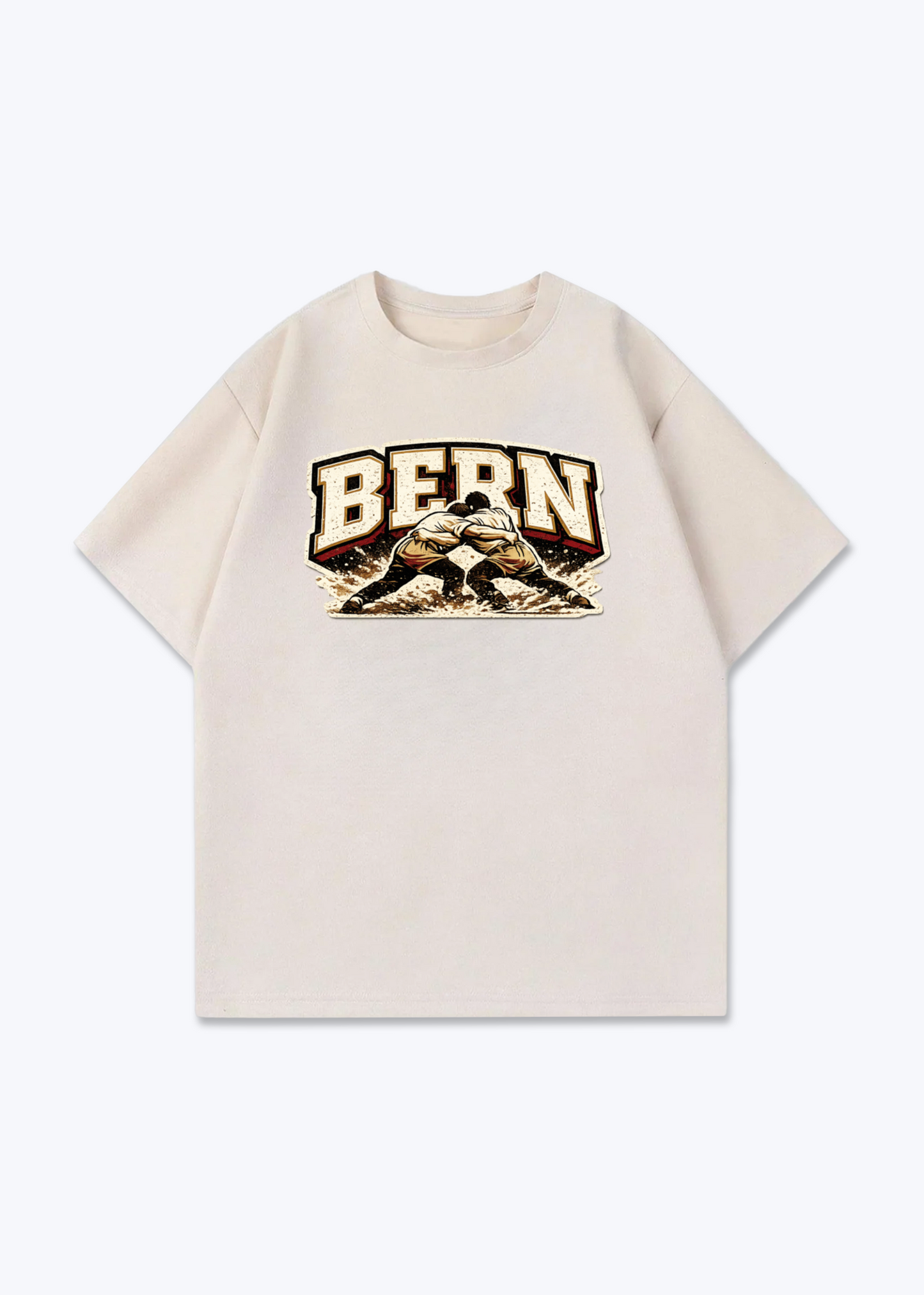 Bern Schwinger Tee - Beige Front (Designed)
