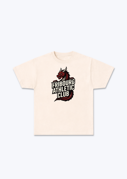 Fribourg Athletic Club Tee - Beige Front (Designed)