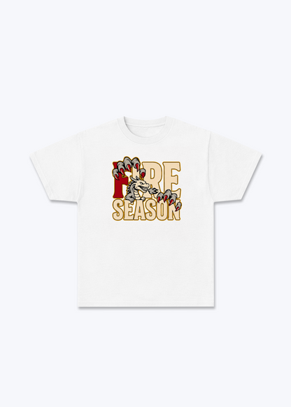 Fribourg Fire Season Tee - White Front (Designed)