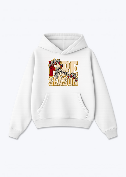 Fribourg Fire Season Tee - White Front (Designed)