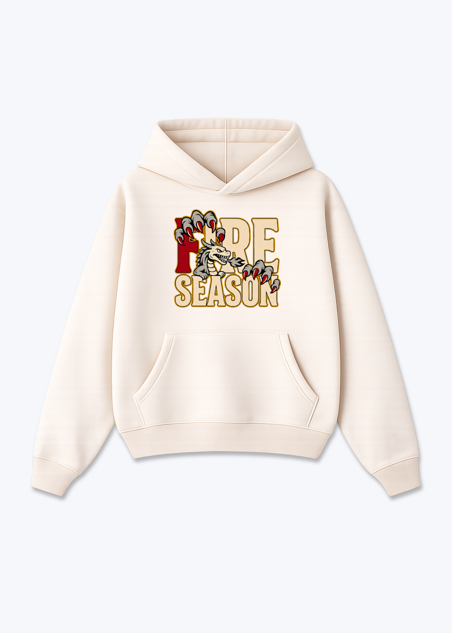 Fribourg Fire Season Tee - Beige Front (Designed)