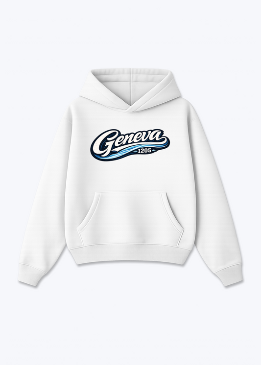 Genève 1205 Tee - White Front (Designed)