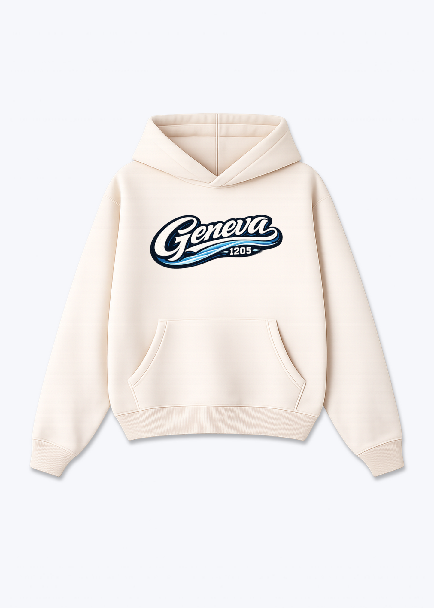 Genève 1205 Tee - Beige Front (Designed)