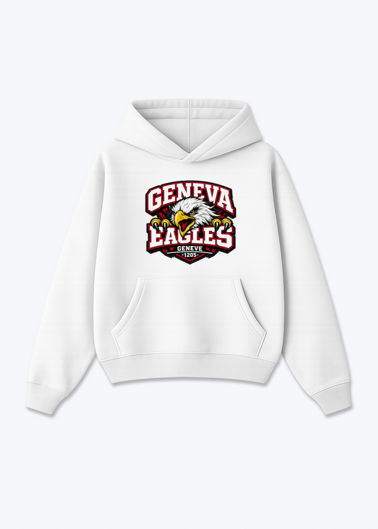 Genève Eagles Tee - White Front (Designed)