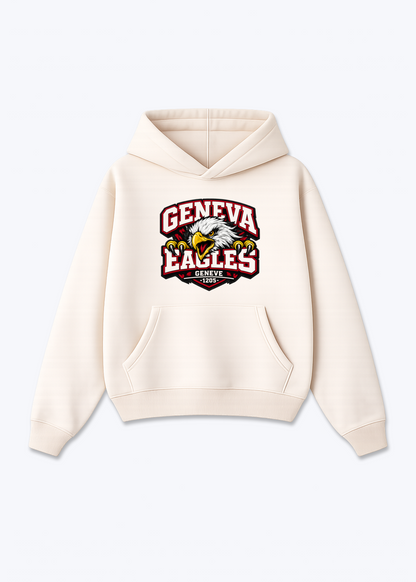 Genève Eagles Tee - Beige Front (Designed)