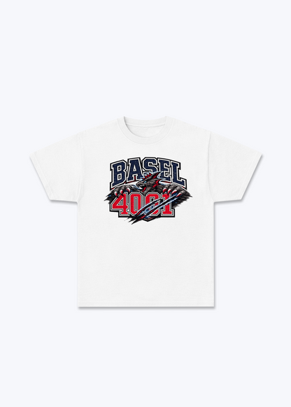Basel 4001 Basilisk Tee - White Front (Designed)