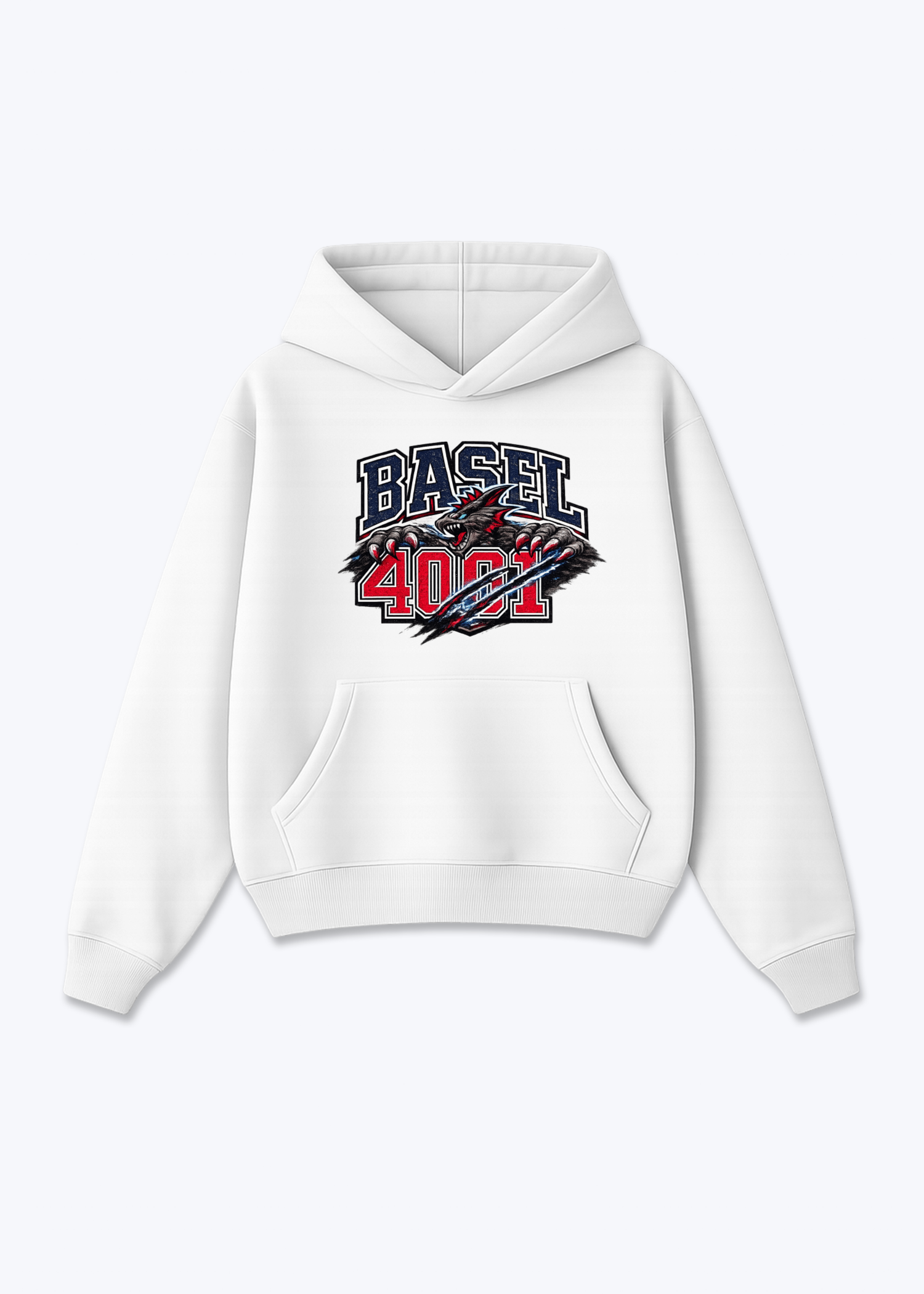 Basel 4001 Basilisk Tee - White Front (Designed)