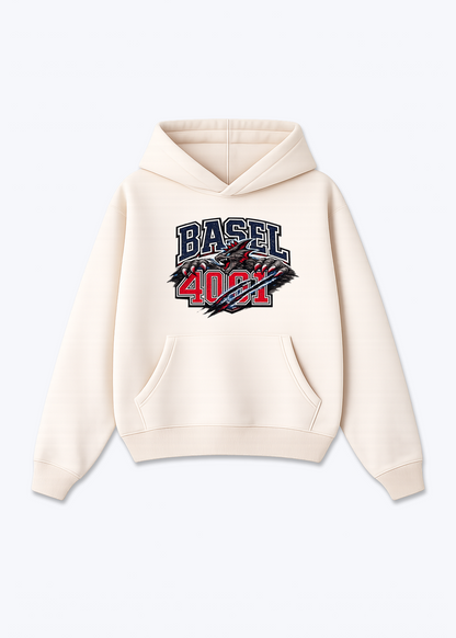 Basel 4001 Basilisk Tee - Beige Front (Designed)