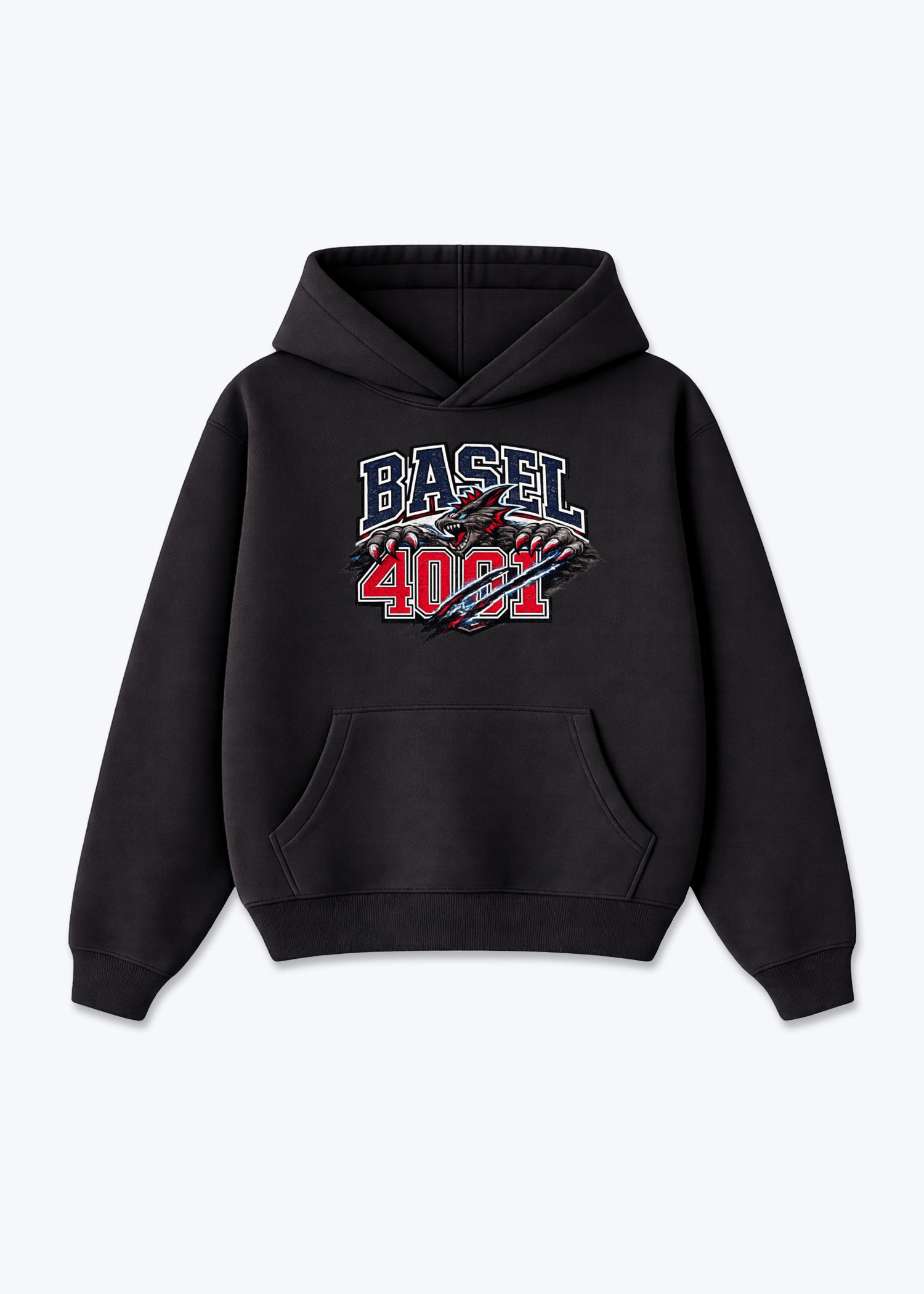 Basel 4001 Basilisk Tee - Black Front (Designed)