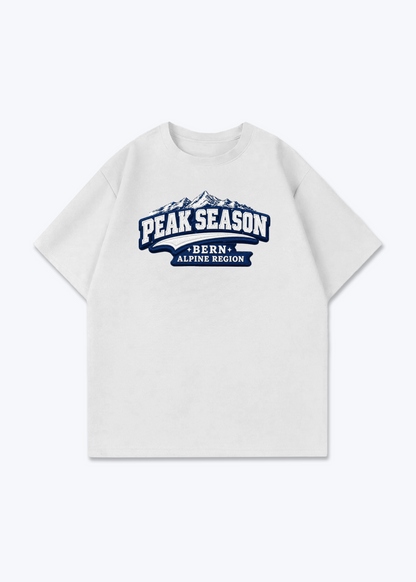 Bern Peak Season Tee - White Front (Designed)