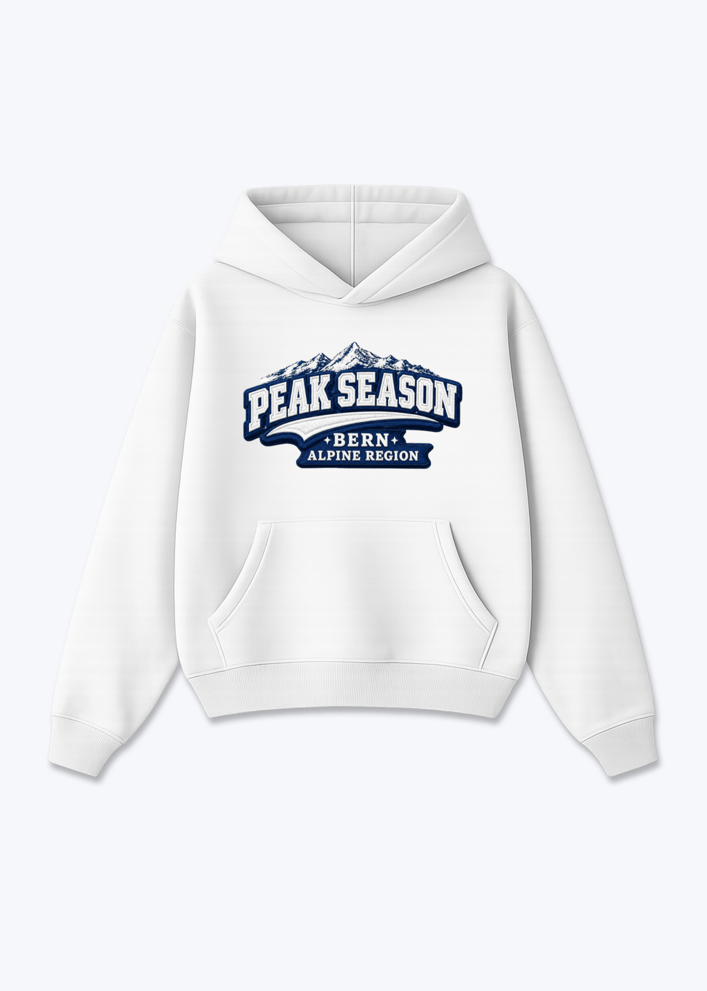 Bern Peak Season Tee - White Front (Designed)