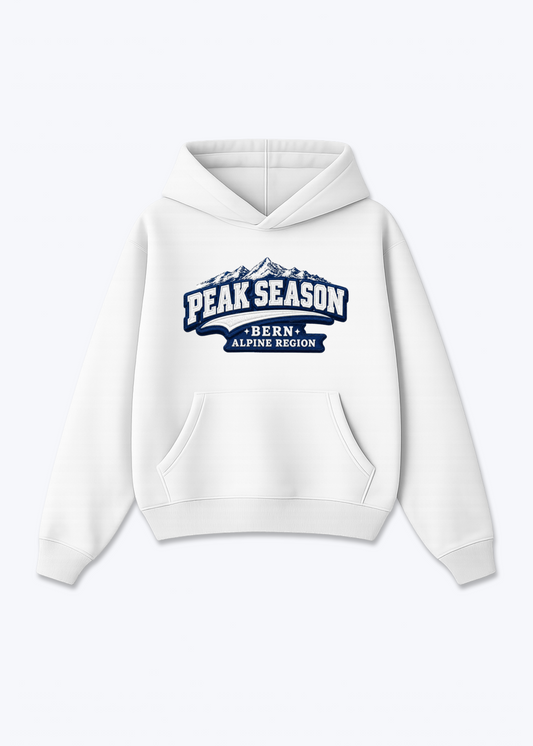 Bern Peak Season Tee - White Front (Designed)