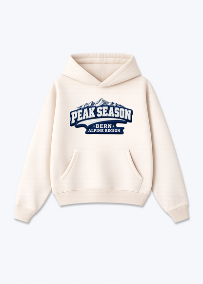 Bern Peak Season Tee - Beige Front (Designed)
