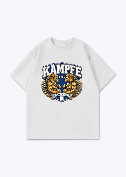 Luzern Kämpfe Lion Tee - White Front (Designed)