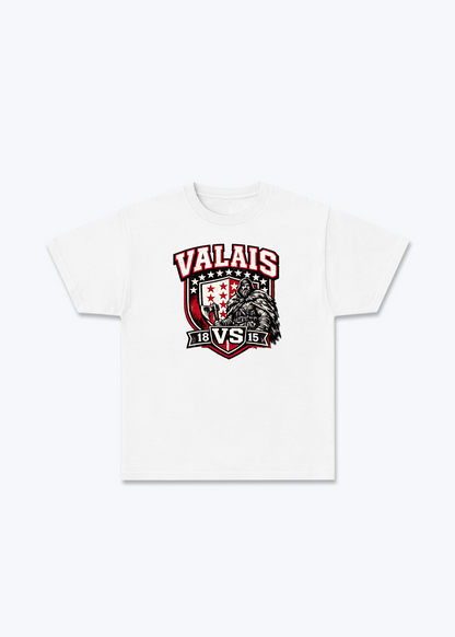Wallis Alpine Prestige Tee - White Front (Designed)