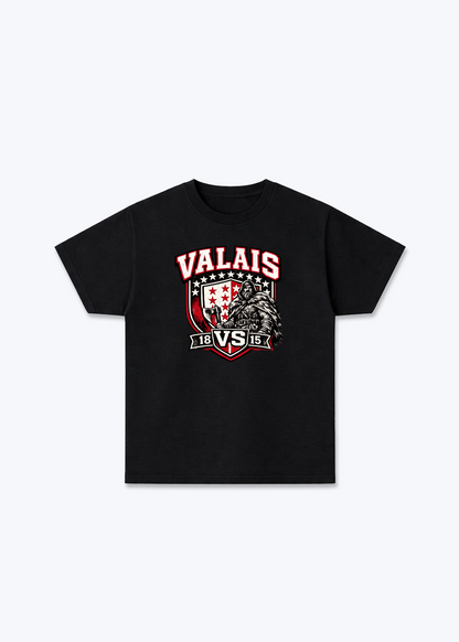 Wallis Alpine Prestige Tee - Black Front (Designed)