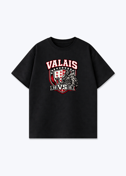 Wallis Alpine Prestige Tee - Black Front (Designed)