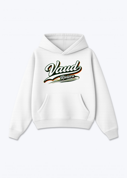 Vaud Riviera Tee - White Front (Designed)