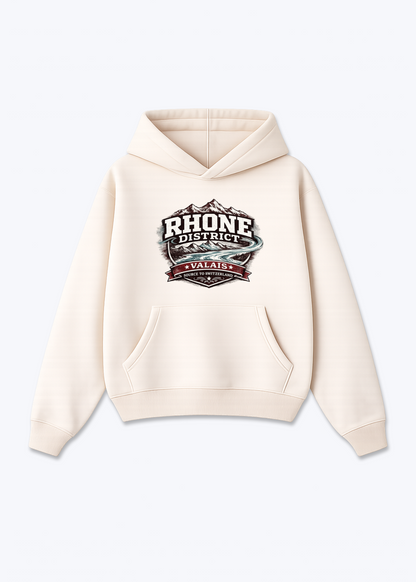 Wallis Rhone District Tee - Beige Front (Designed)